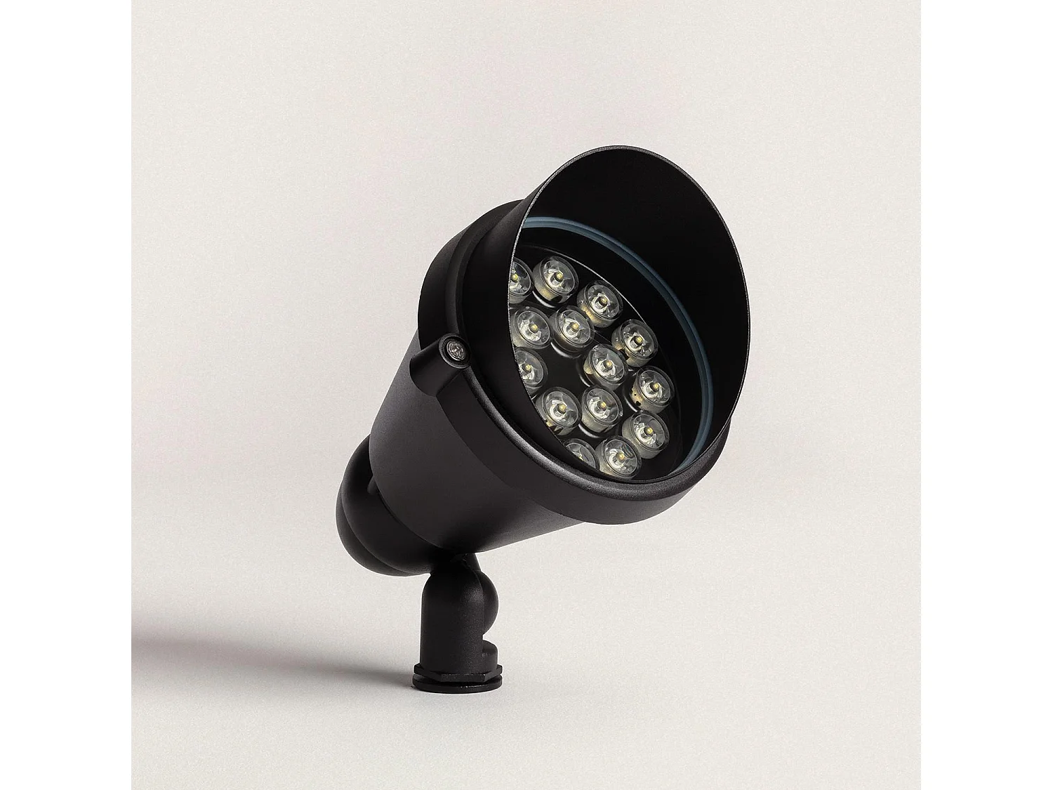 Foco Exterior LED 18W con Pincho Giverny 4000K Blanco Neutro