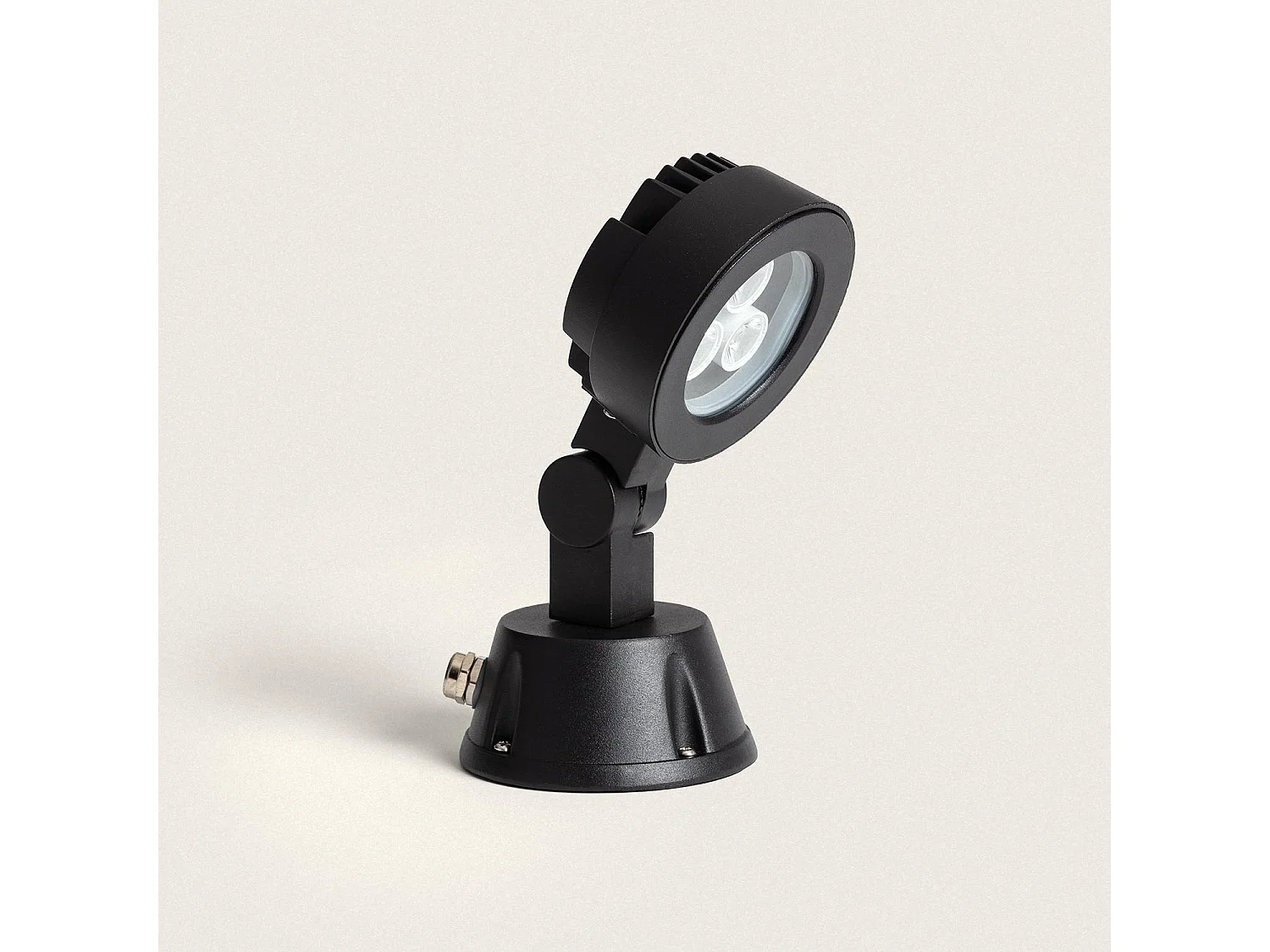 Foco Exterior LED 3W con Pincho Argo 3000K Blanco Cálido