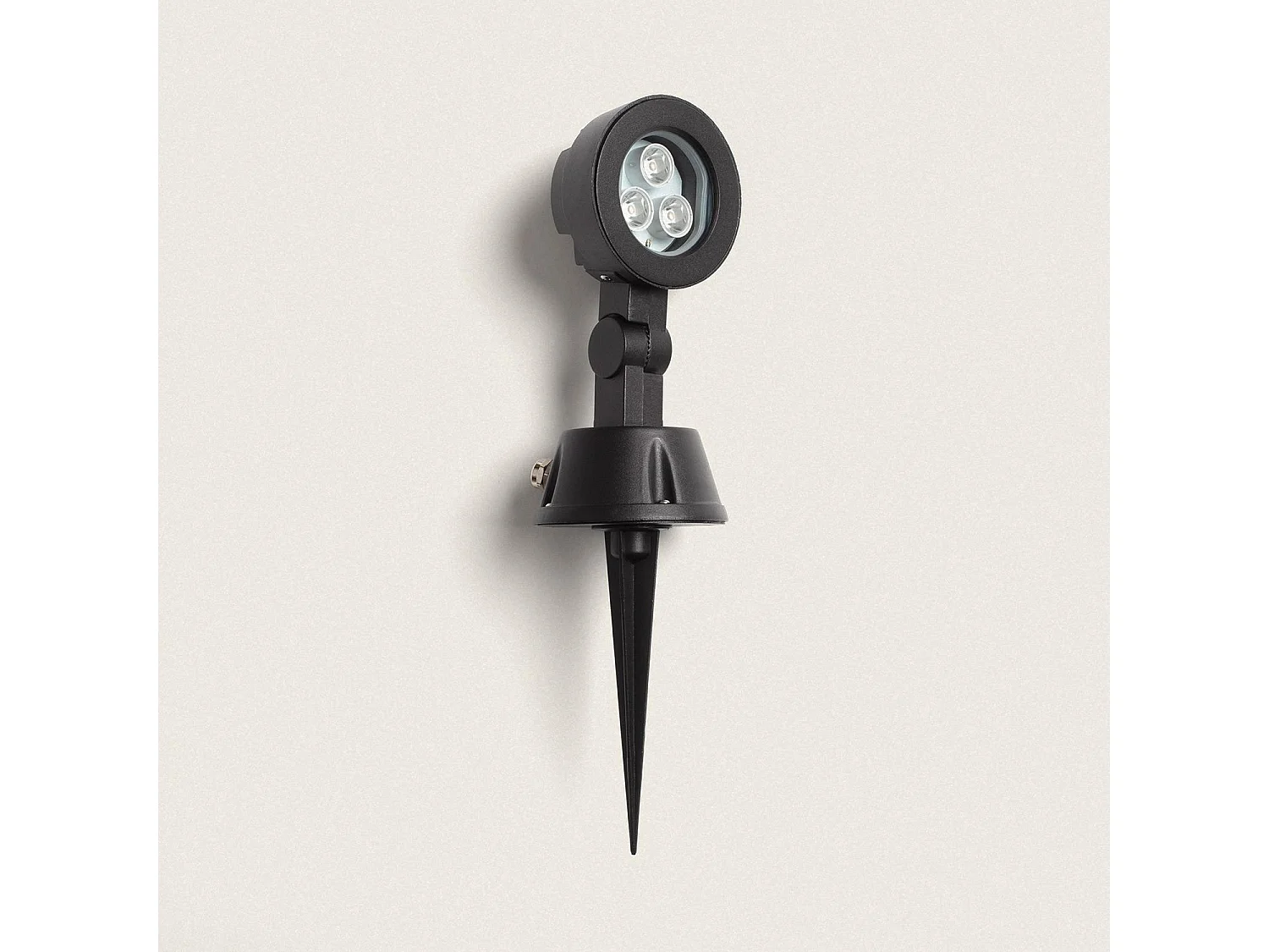 Foco Exterior LED 3W con Pincho Argo 3000K Blanco Cálido