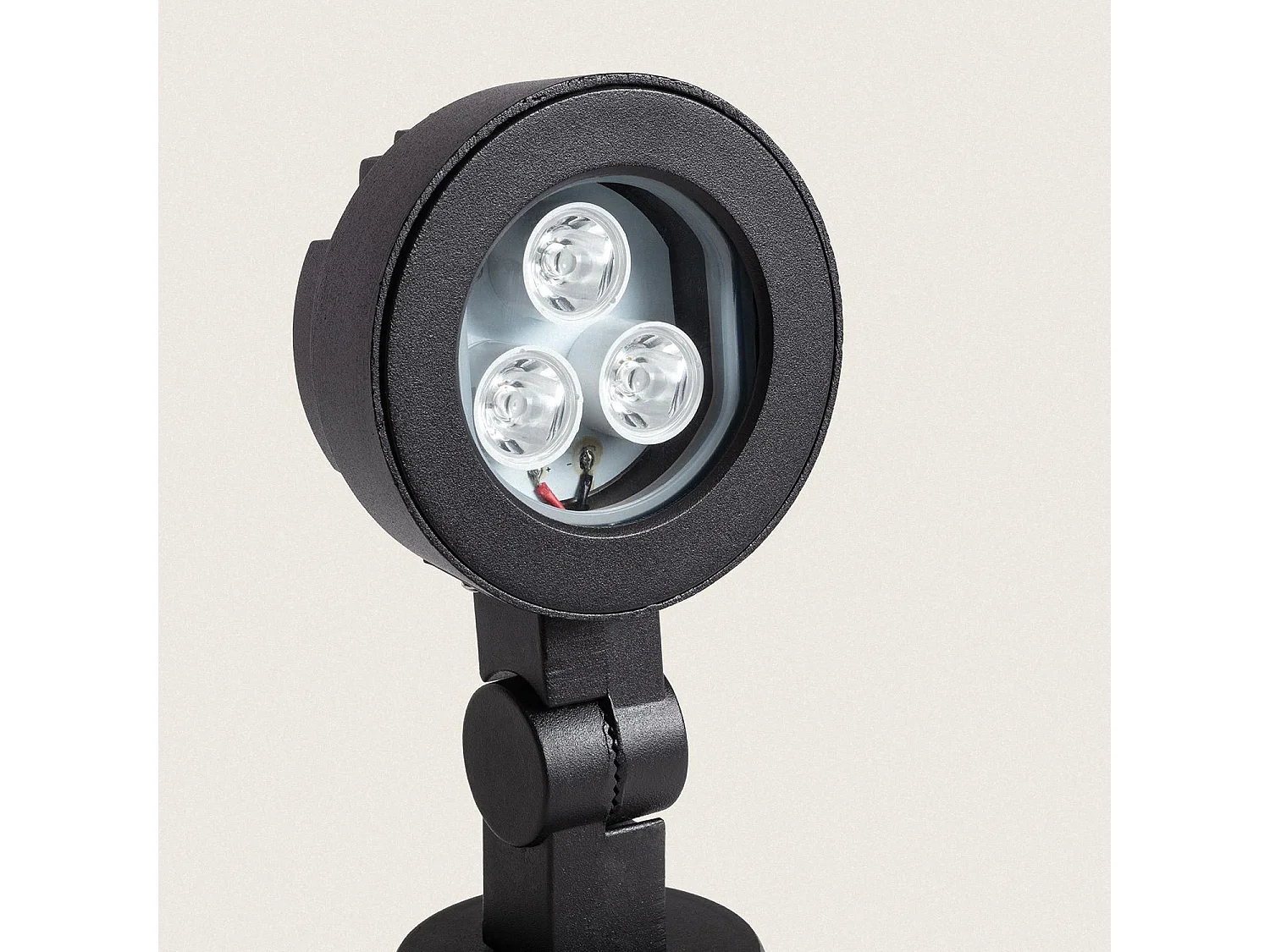 Foco Exterior LED 3W con Pincho Argo 3000K Blanco Cálido