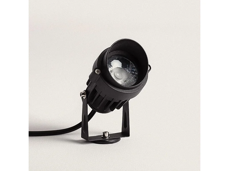 Faretto LED 7W con Picchetto Vetusta IP65 2700K Bianco Caldo