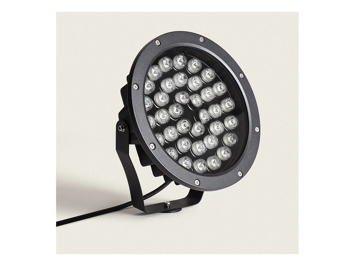 Foco Exterior LED 36W IP67 con Pincho Colmar 3000K Blanco Cálido