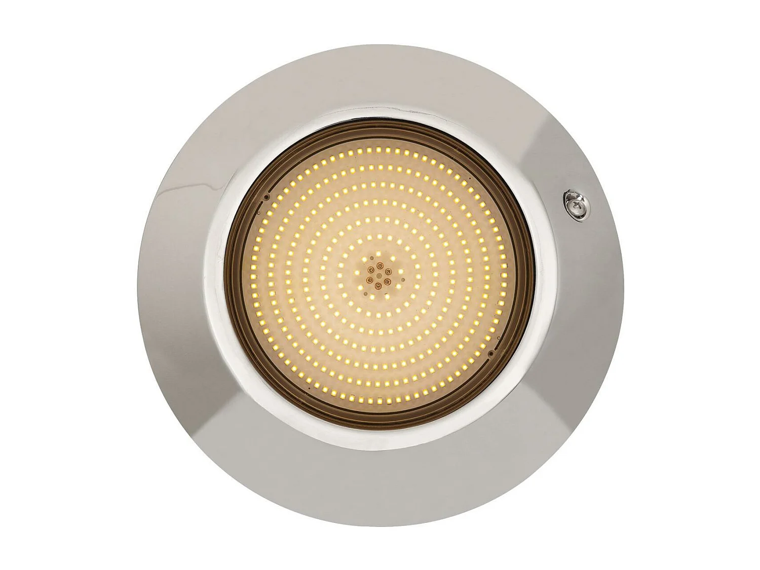 Foco Piscina Superficie LED Sumergible 3000K 12V AC/DC IP68 Acero Inoxidable 24W 3000K Blanco Cálido