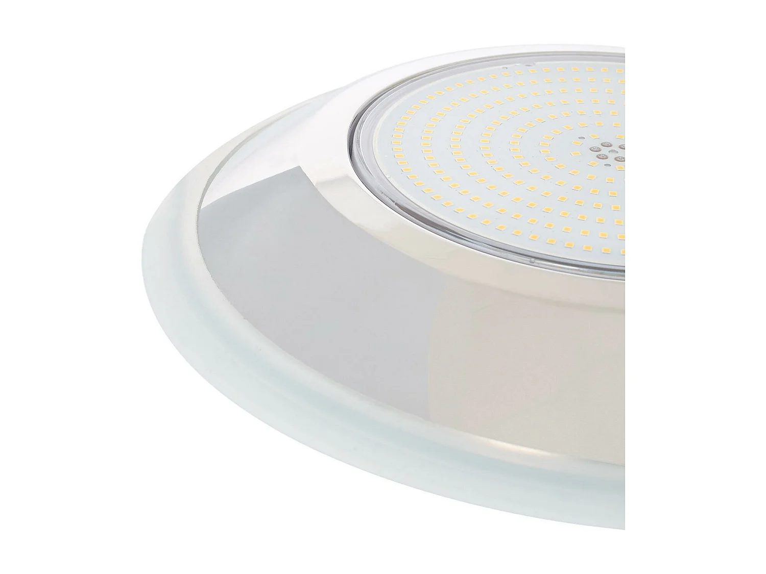 Spot LED Piscine en Saillie Inox Submersible 3000K 12V AC/DC IP68 24W  3000K Blanc chaud