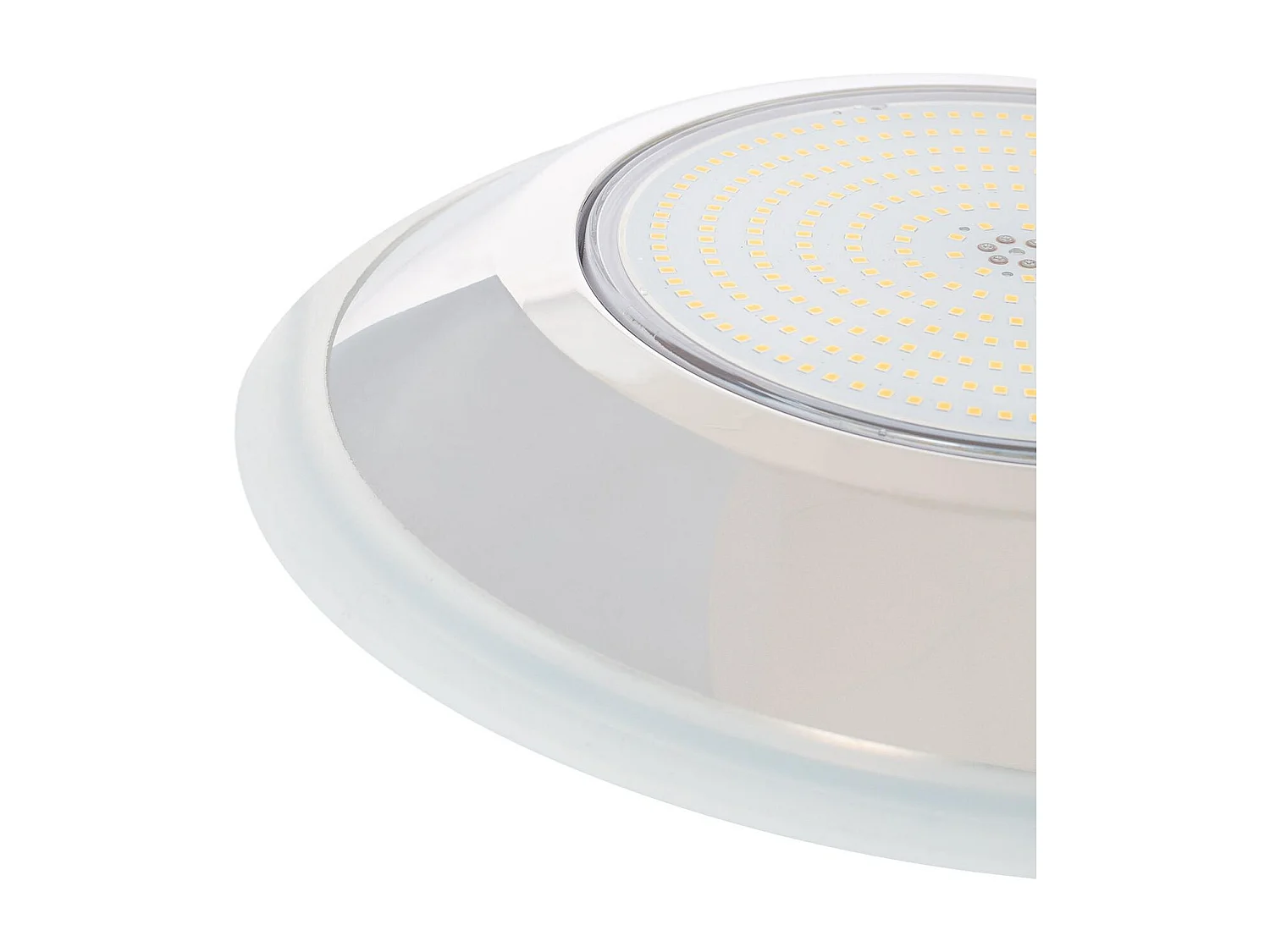 Spot LED Piscine en Saillie Inox Submersible 3000K 12V AC/DC IP68 24W  3000K Blanc chaud