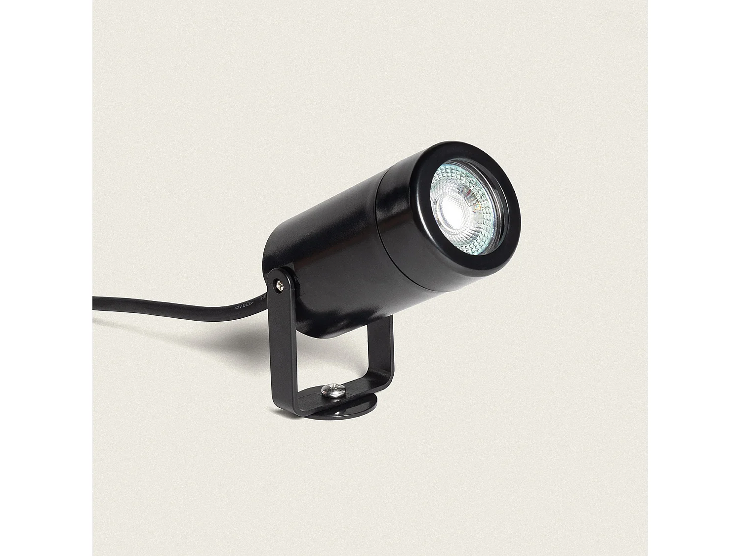 Foco Exterior LED con Pincho Leaf para Bombilla GU10 Negro