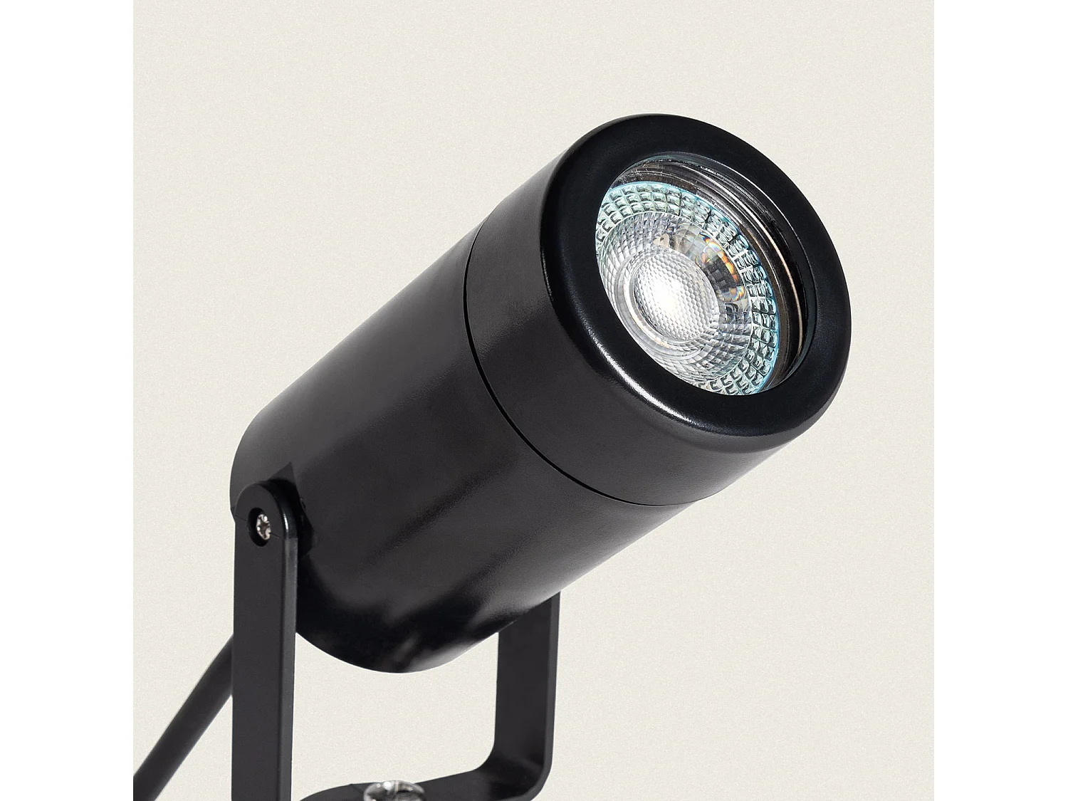 Foco Exterior LED con Pincho Leaf para Bombilla GU10 Negro