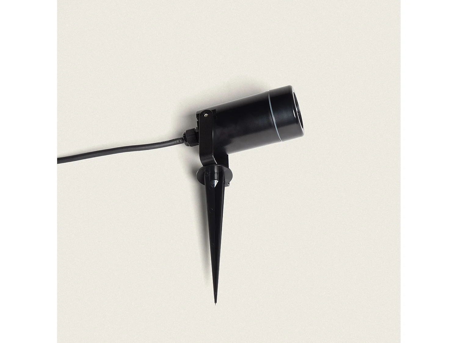 Foco Exterior LED con Pincho Leaf para Bombilla GU10 Negro