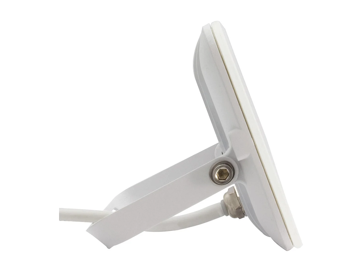 Proiettore LED Slim 20W 120lm/W IP65 Vetro Bianco Bianco Naturale 4000K