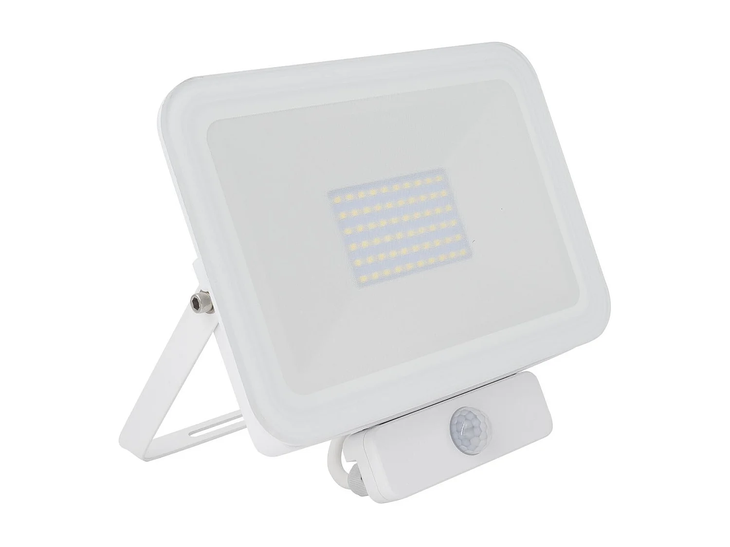 Projecteur LED Slim Crystal 120lm/W 50W IP65 avec Détecteur de Présence PIR  4500K Blanc neutre