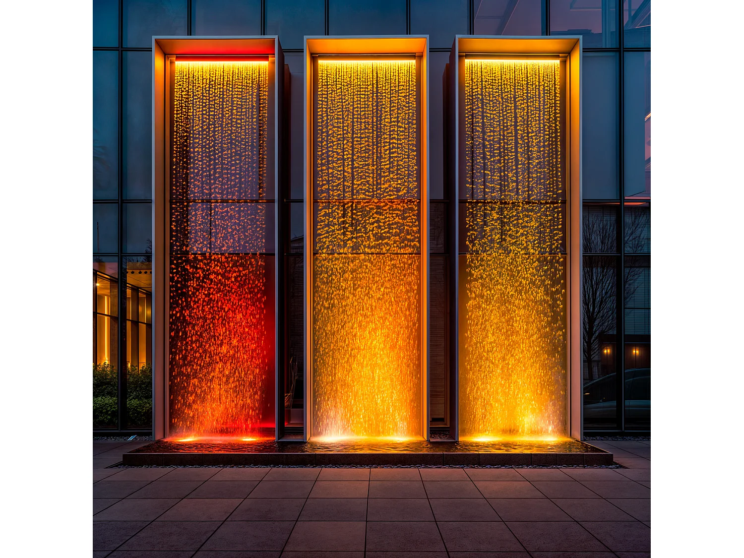 Spot LED RGB Fixation au Sol 12V 36W Submersible IP68 RGB