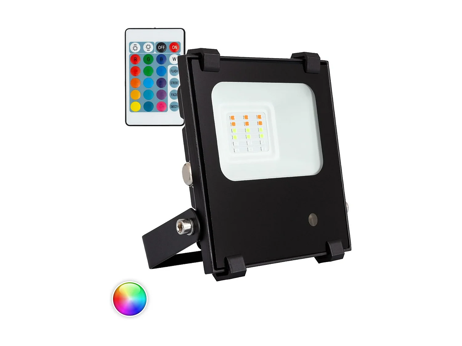 Projecteur LED RGB HE PRO 135lm/W IP65 10W Dimmable RGB