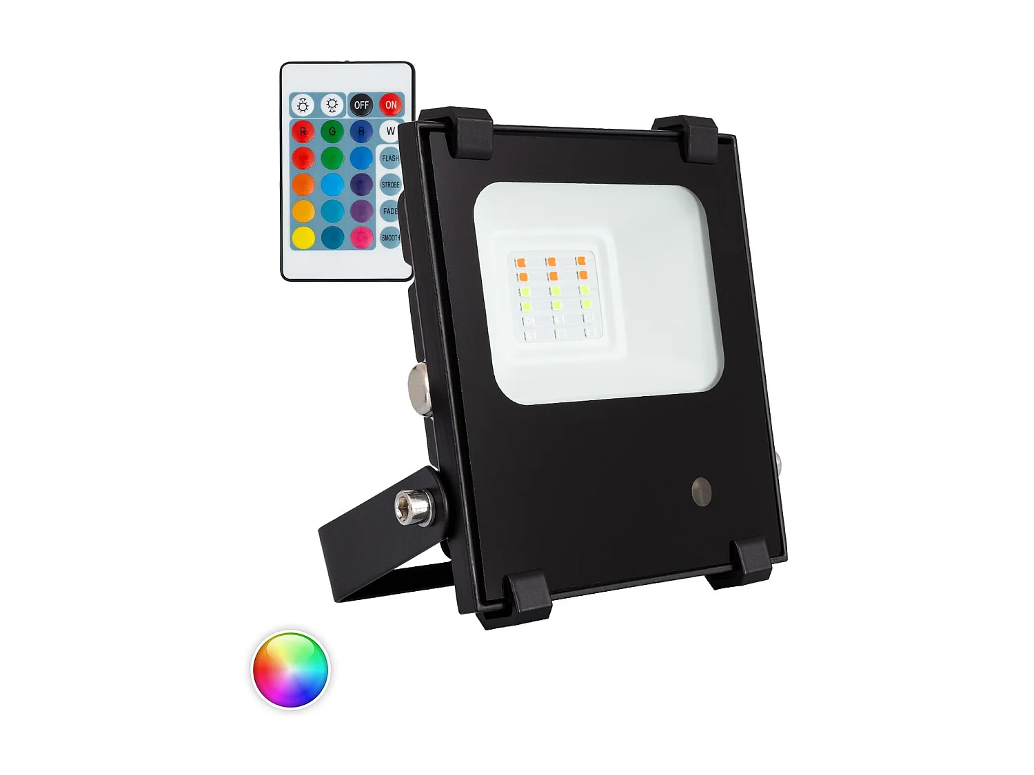 Proiettore LED 10W 135lm/W IP65 HE PRO RGB Regolabile RGB