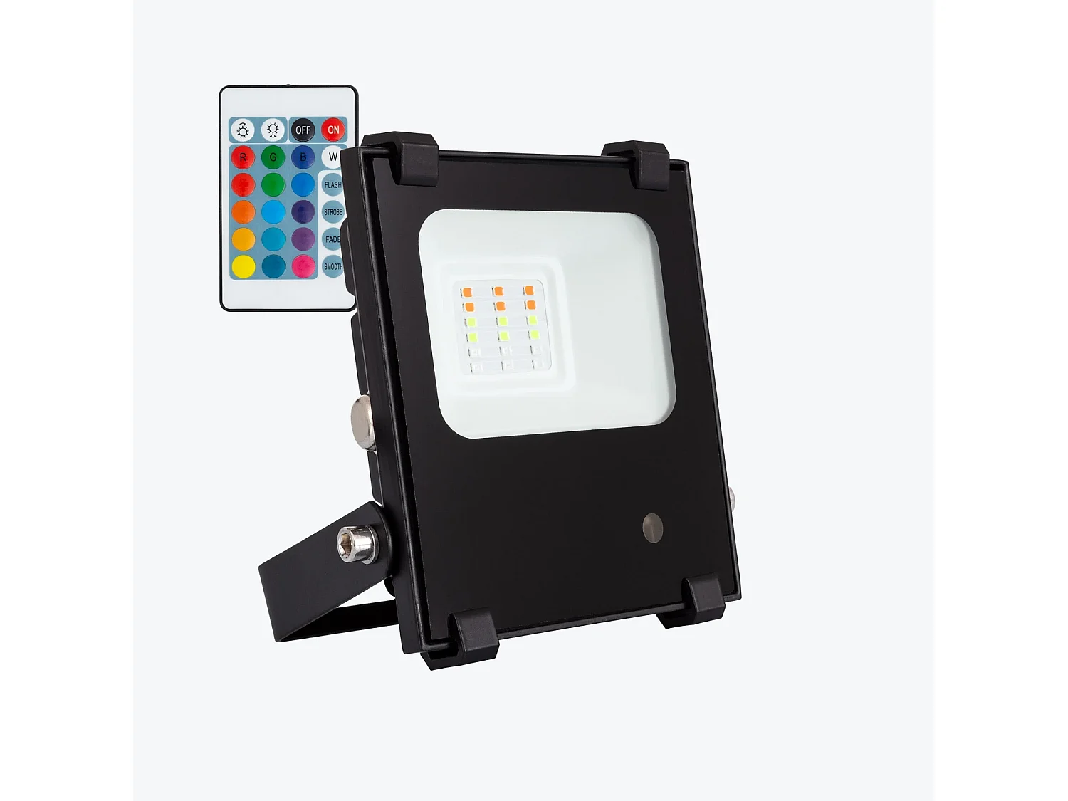 Proiettore LED da 10 W, 135 lm/W, IP65, HE PRO RGB, Regolabile RGB