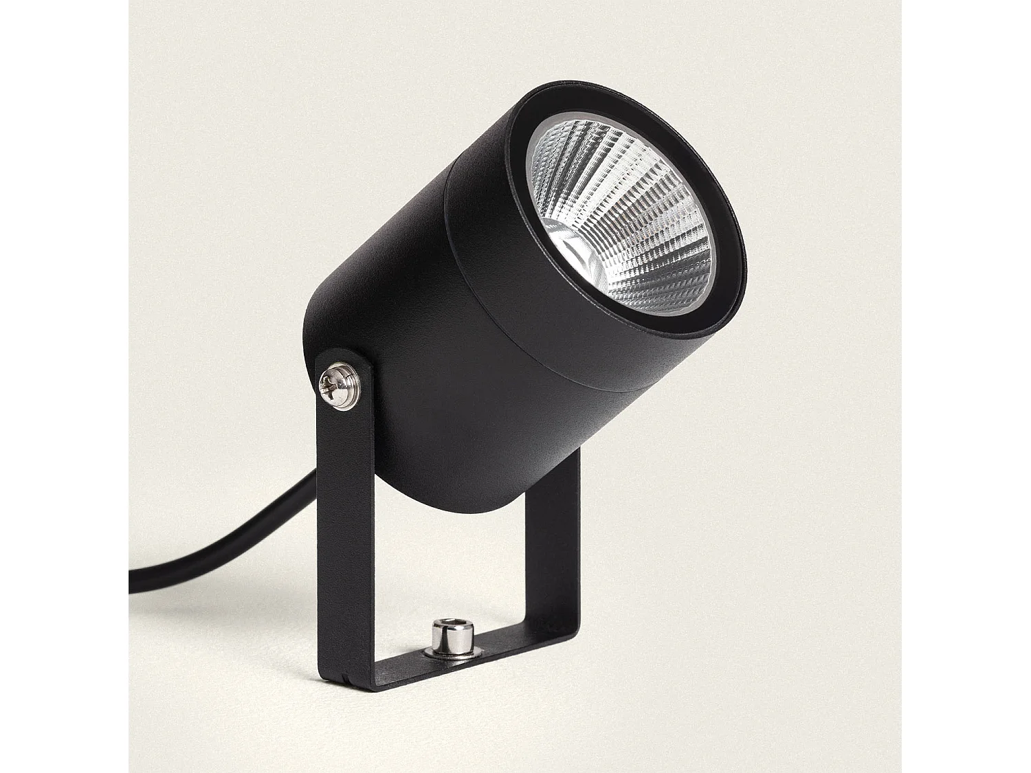 Foco Exterior LED 3W con Pincho Fern EasyFit 12V Negro