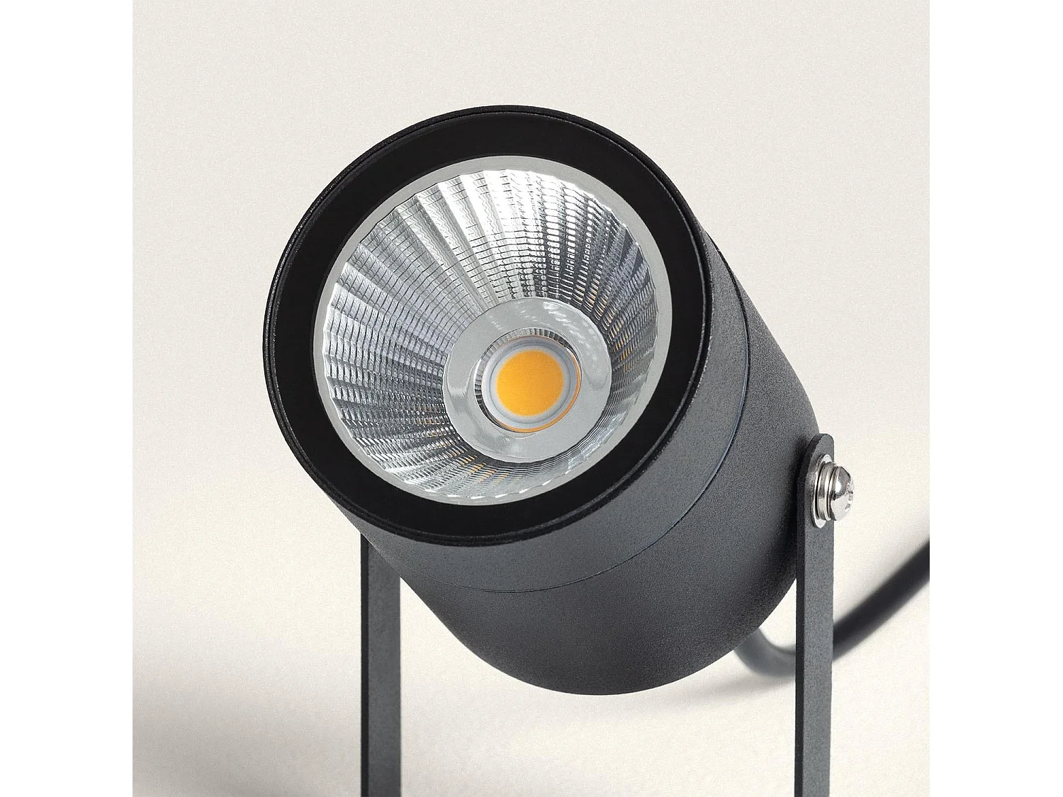 Spot Extérieur LED 3W sur Piquet Fern EasyFit 12V Noir