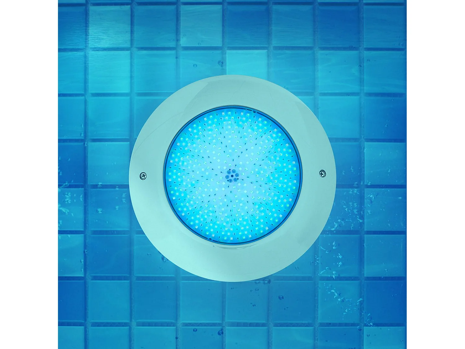 Spot LED Piscine en Saillie Inox RGBW Submersible 12V DC IP68 20W  Non RGBW