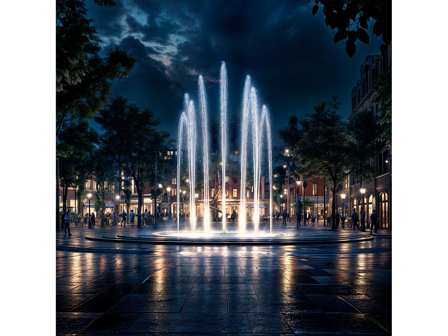 Spot LED Fixation au Sol 12V 36W Submersible IP68 4000K Blanc neutre