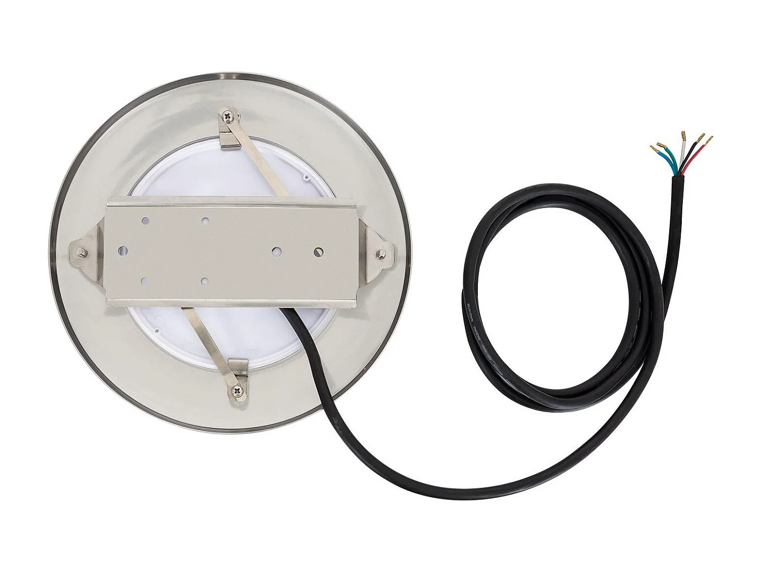 Foco Piscina Superficie LED RGBW Sumergible 12V DC IP68 Acero Inoxidable 20W Sí RGBW