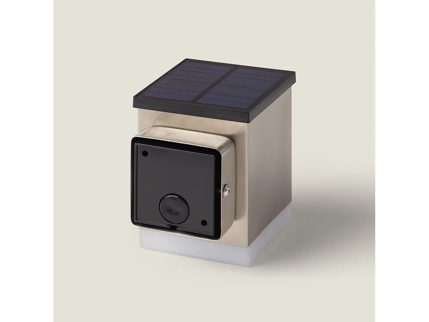 Applique Murale LED Extérieure Aluminium Solaire Jafaro  3000K Blanc chaud