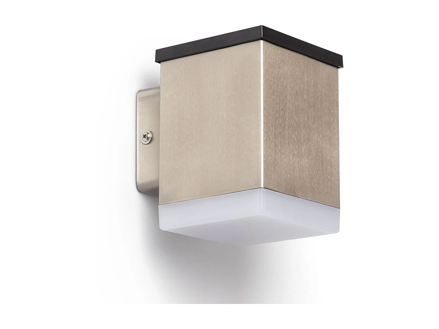 Applique da Parete Per Esterni LED Solare Acciaio Inossidabile Jafaro 3000K Bianco Caldo