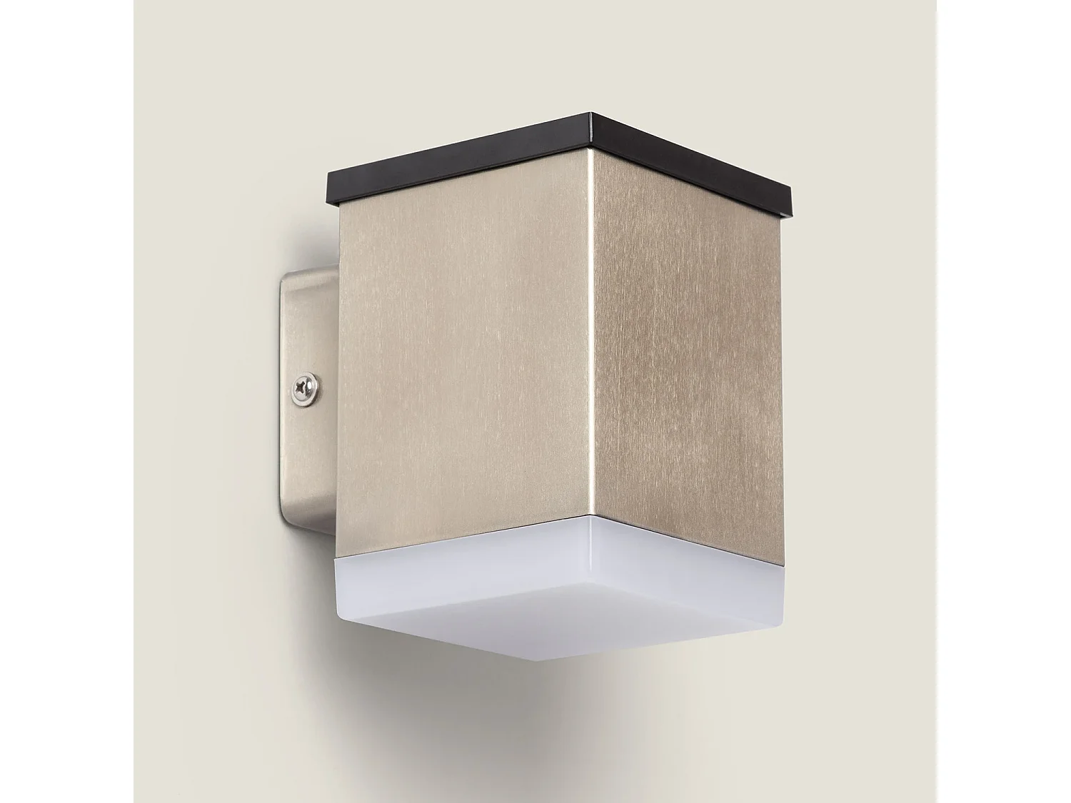 Applique da Parete Per Esterni LED Solare Acciaio Inossidabile Jafaro 3000K Bianco Caldo