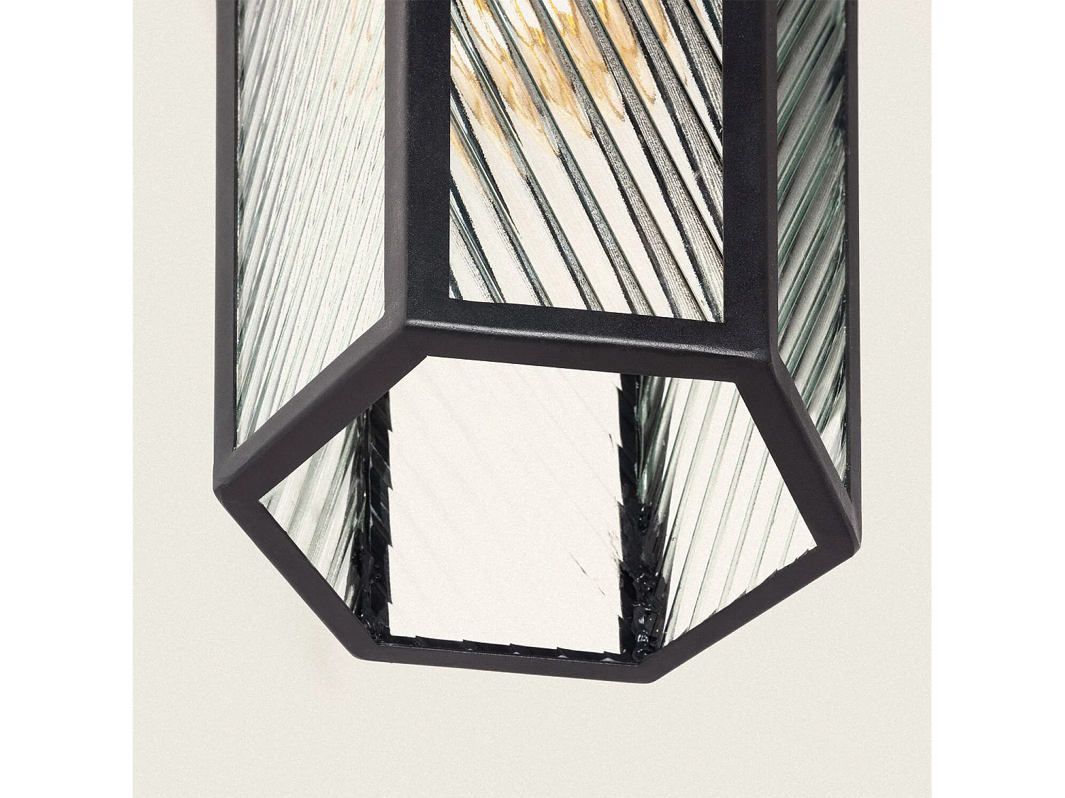 Lampe Murale Verre Hadley Noir