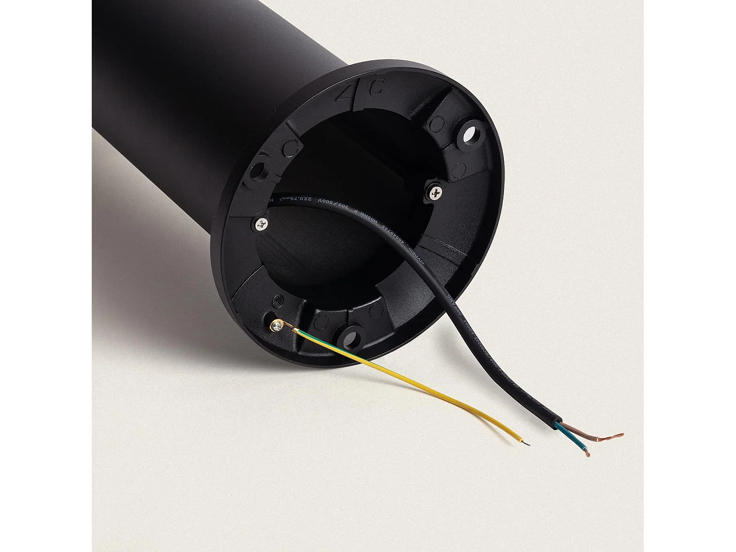 Baliza Exterior Superficie Pie 65cm Polaris Blanco Cálido