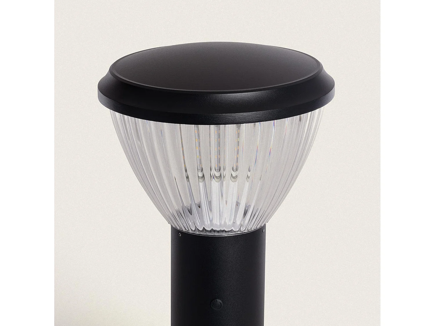 Baliza Exterior Superficie Pie 65cm Polaris Blanco Cálido