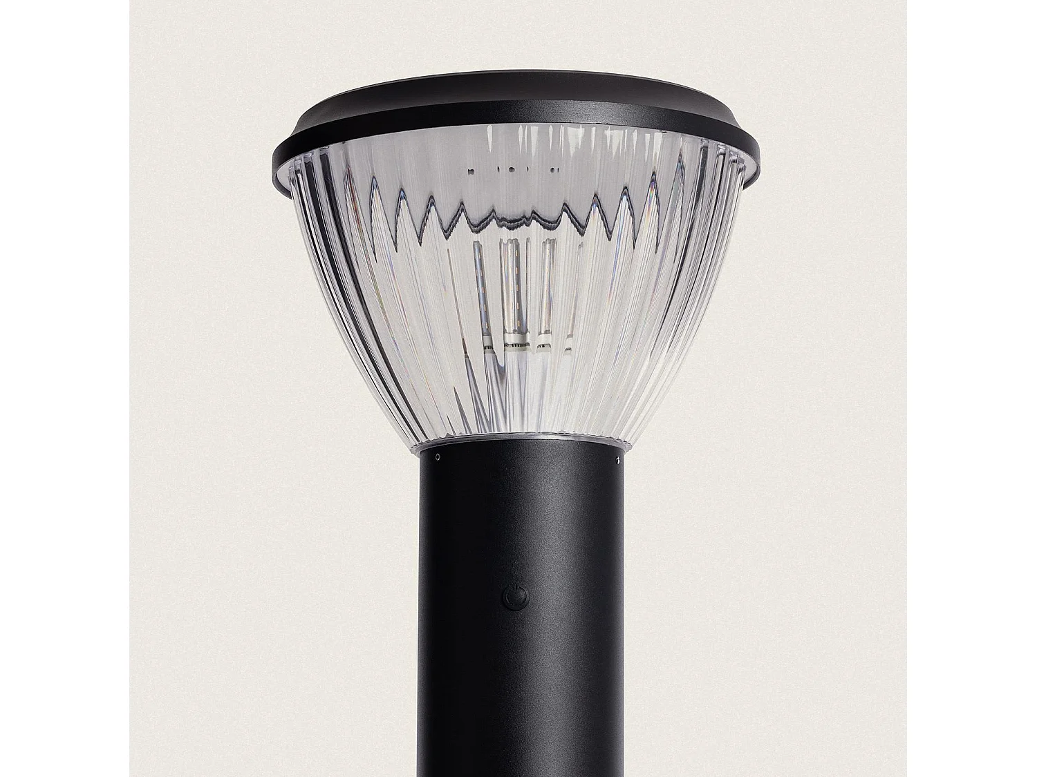 Balise Extérieure en Saillie sur Pied 65cm Polaris Blanc chaud