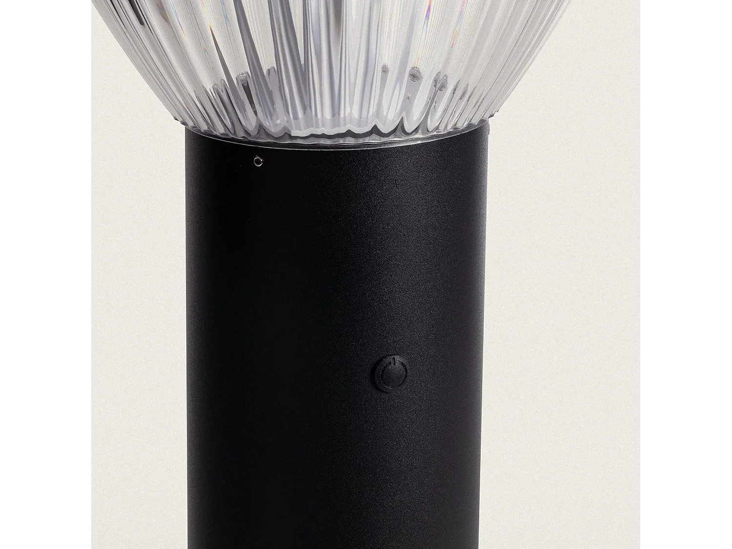 Balise Extérieure en Saillie sur Pied 65cm Polaris Blanc chaud