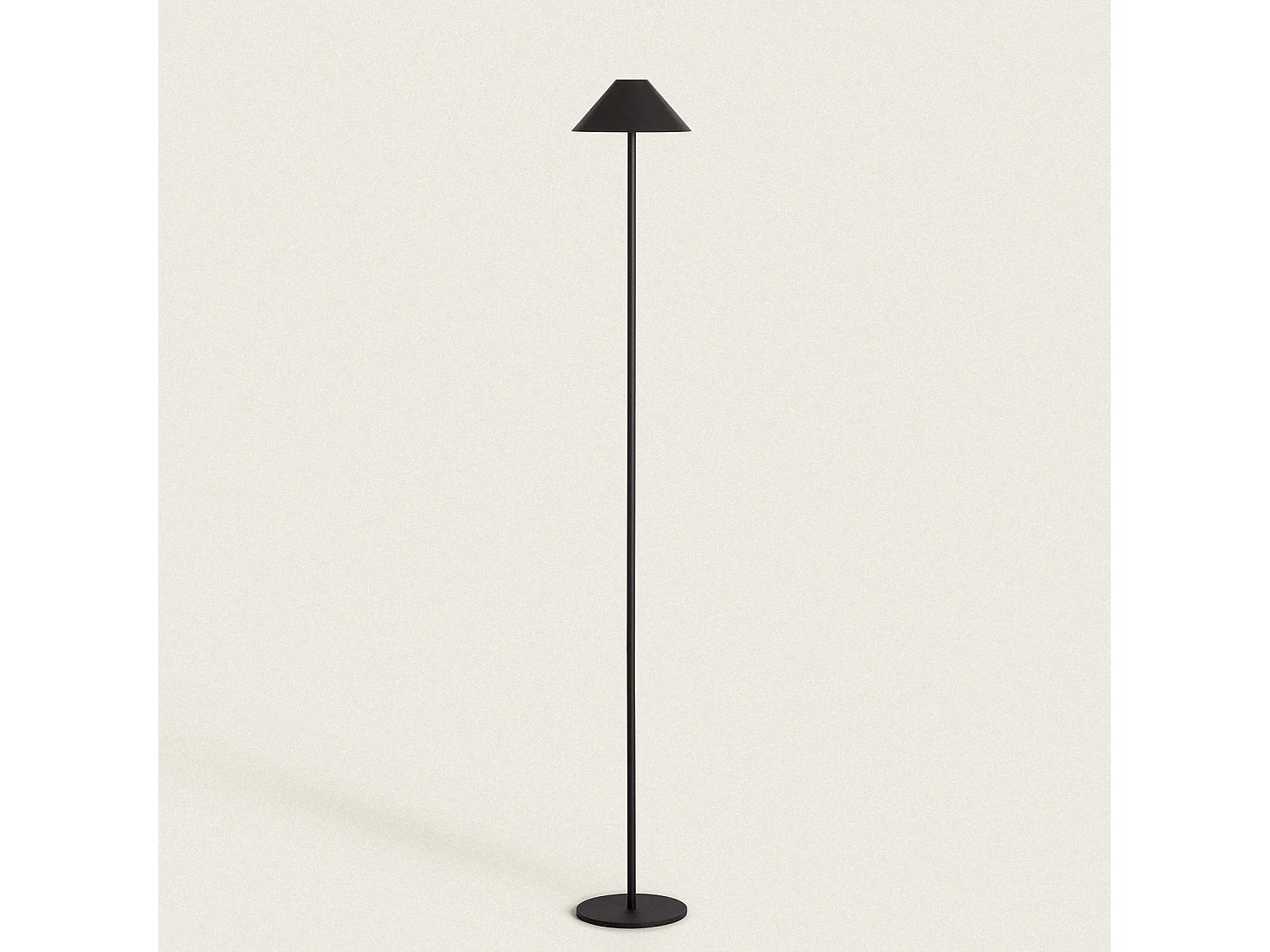 Lampadaire LED 3W Portable Extérieur avec Batterie USB Rechargeable Kivuli Noir