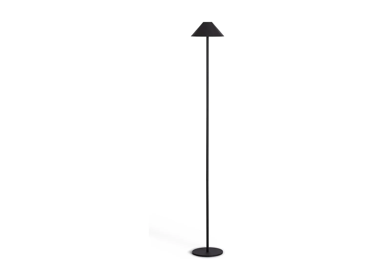 Lampadaire LED 3W Portable Extérieur avec Batterie USB Rechargeable Kivuli Noir