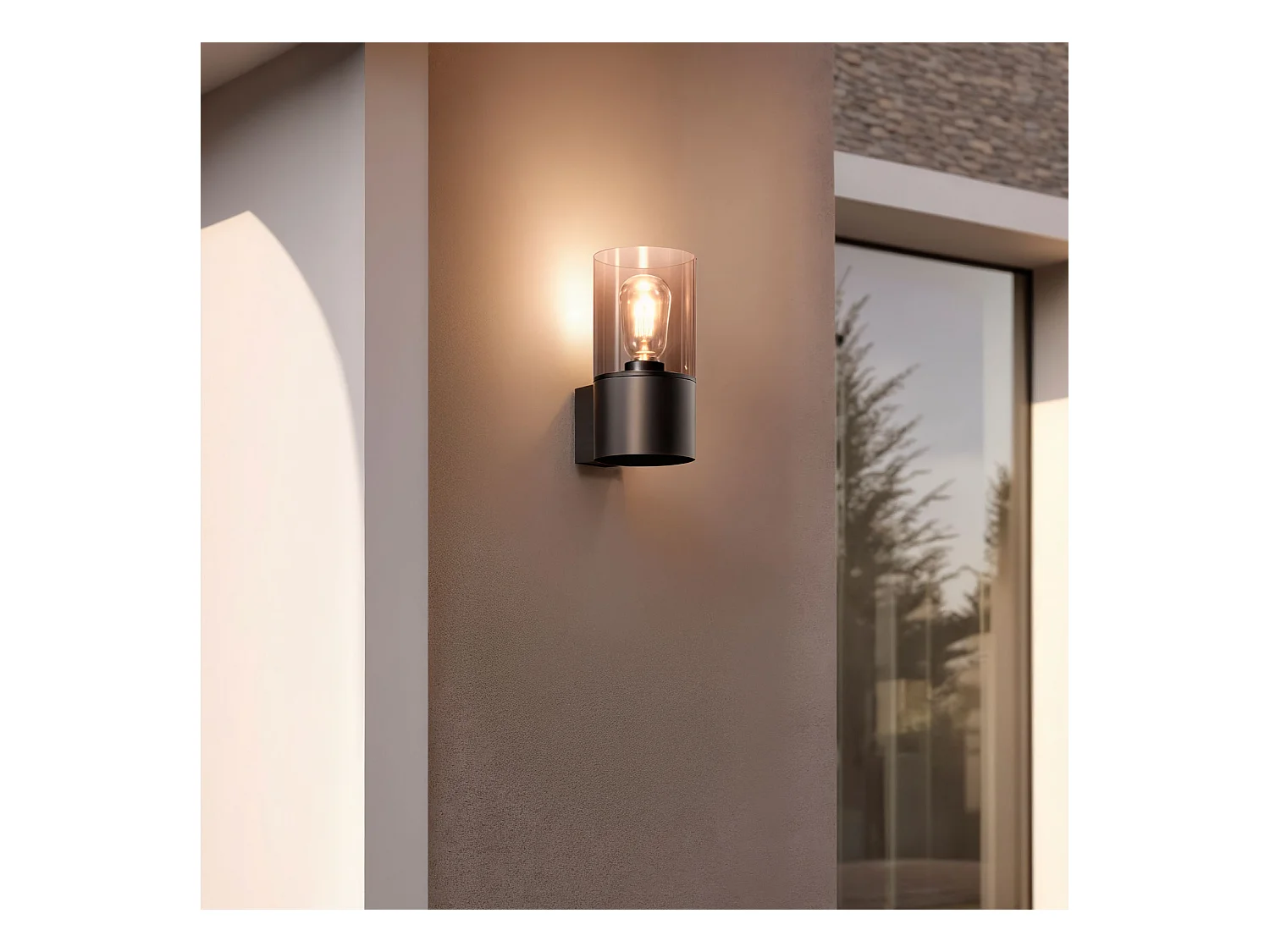 Applique Murale Extérieure Aluminium Solok Noir mat