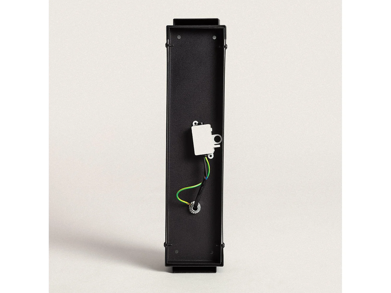 Aplique de Pared Exterior Cristal Peridot Negro