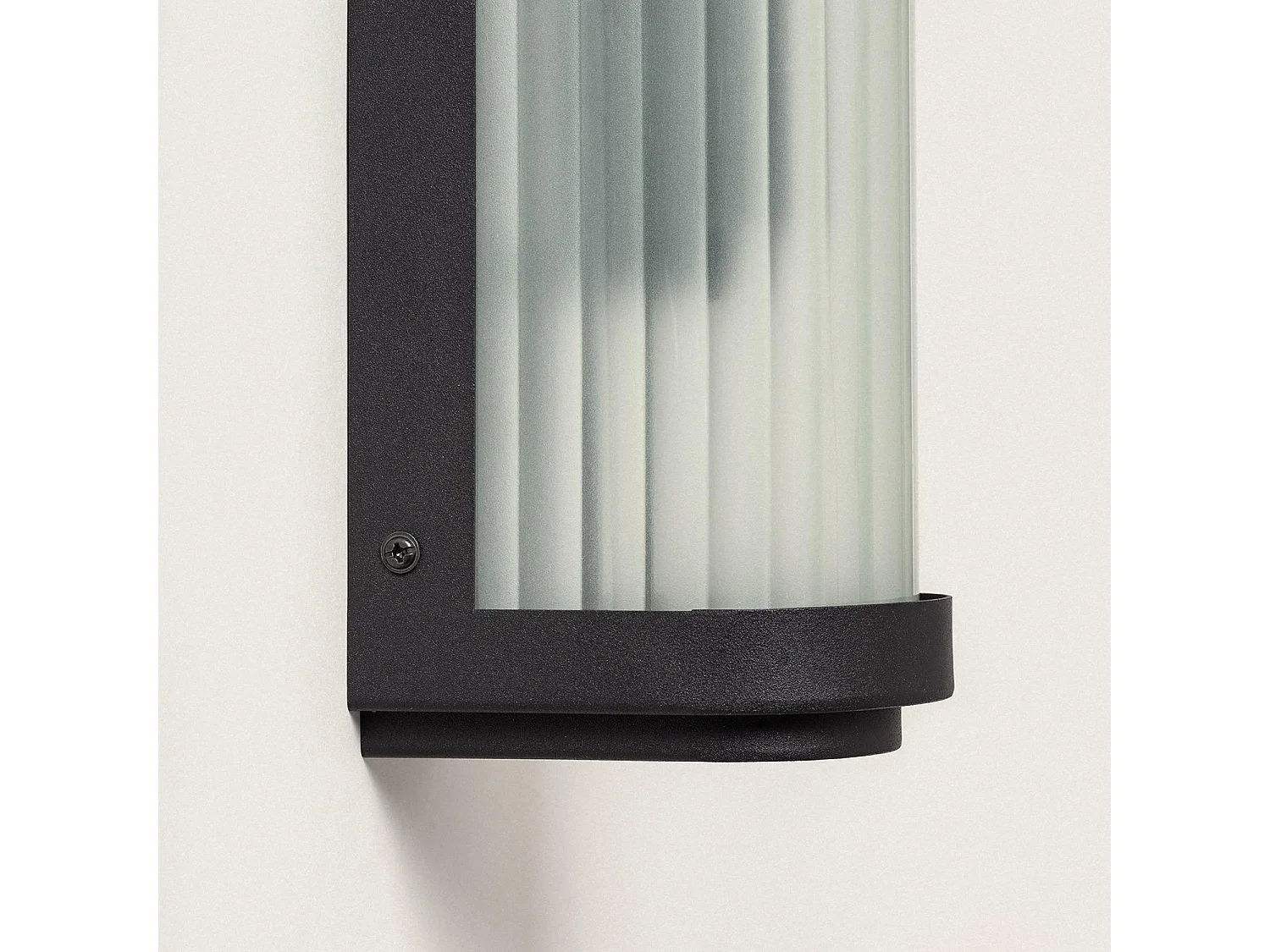 Applique Murale Extérieure Verre Peridot  Noir