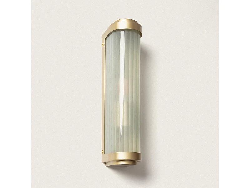 Applique Murale Extérieure Verre Peridot  Noir