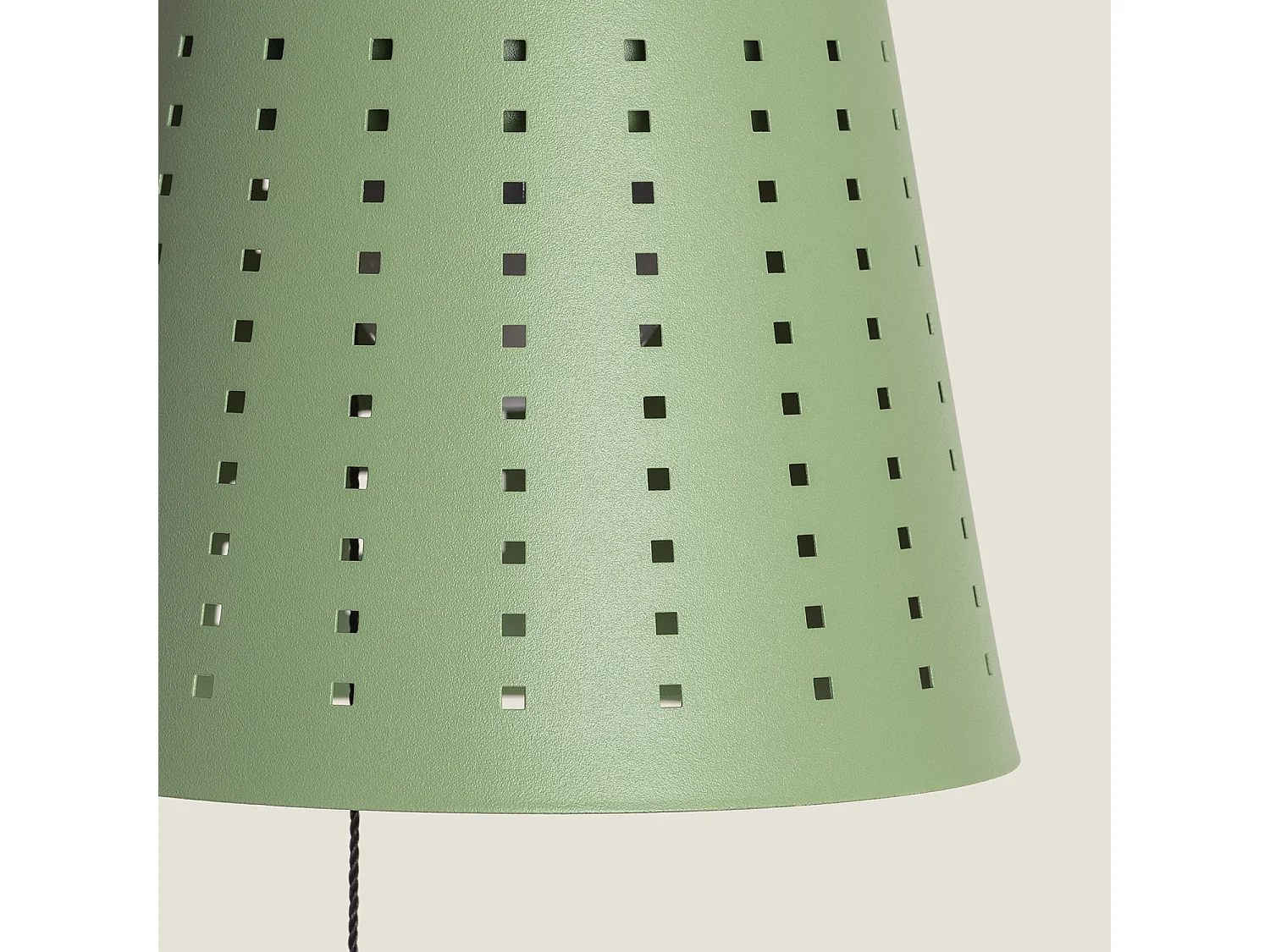 Lámpara Colgante Solar Exterior LED 3W Banate Verde Celadón