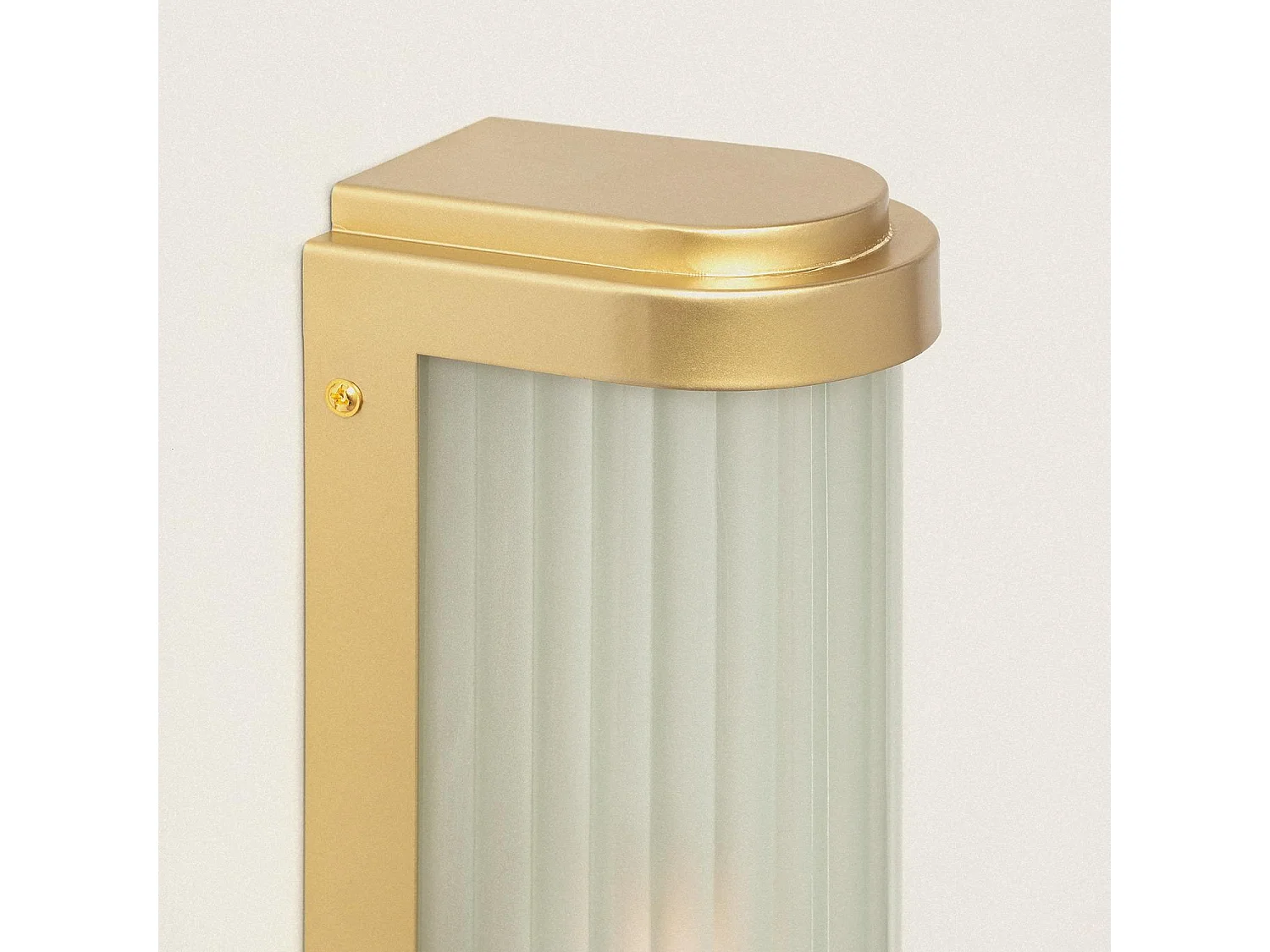 Applique Murale Extérieure Verre Peridot  Doré