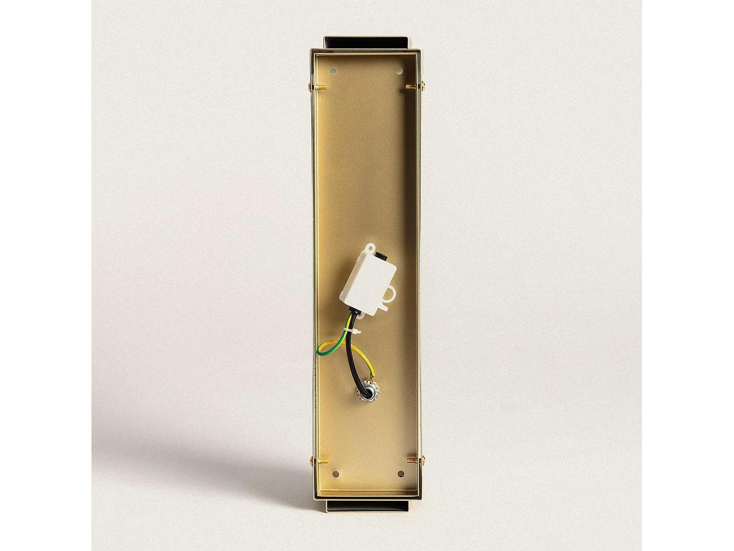 Applique Murale Extérieure Verre Peridot  Doré