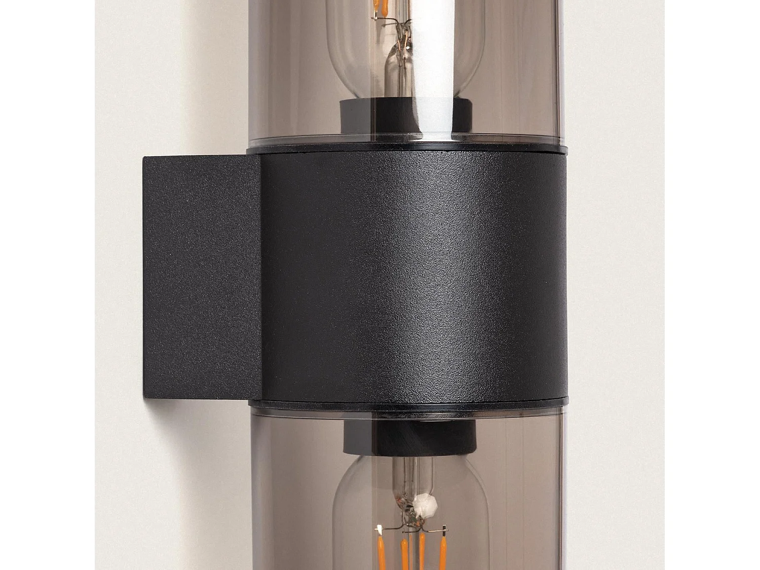 Applique Murale Extérieure Aluminium Deux Spots Solok Noir