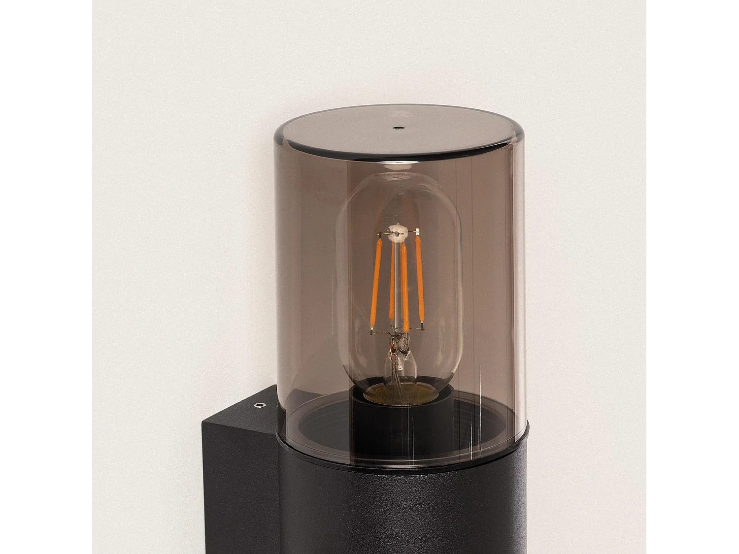 Applique Murale Extérieure Aluminium Deux Spots Solok Noir