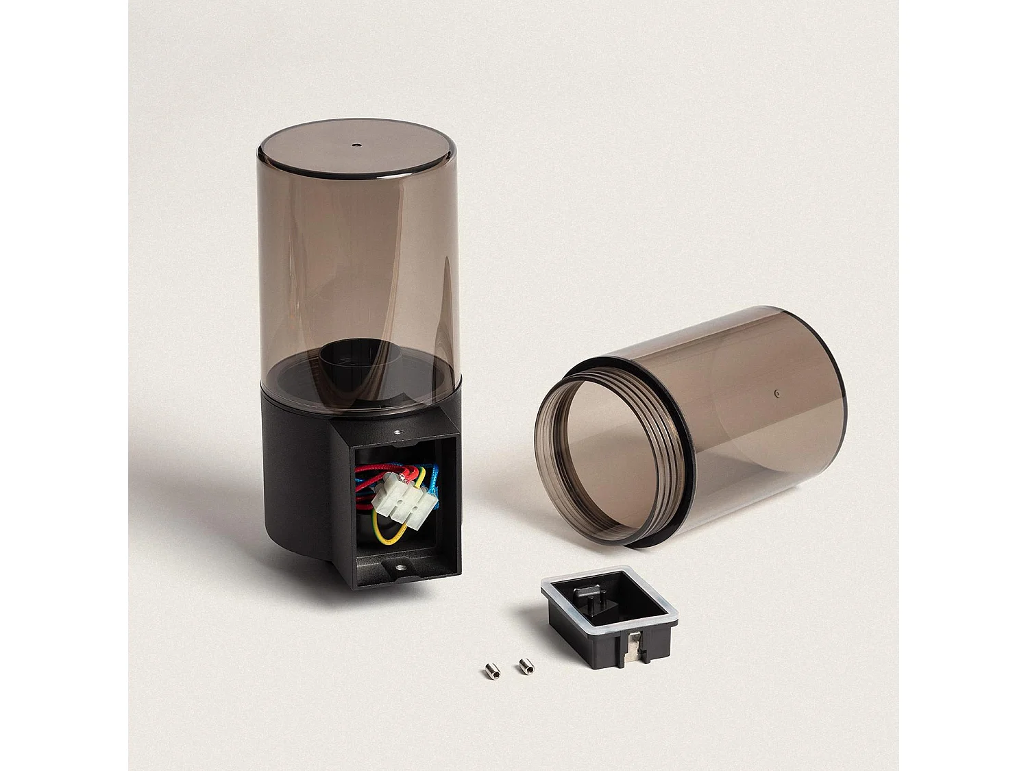 Applique Murale Extérieure Aluminium Deux Spots Solok Noir