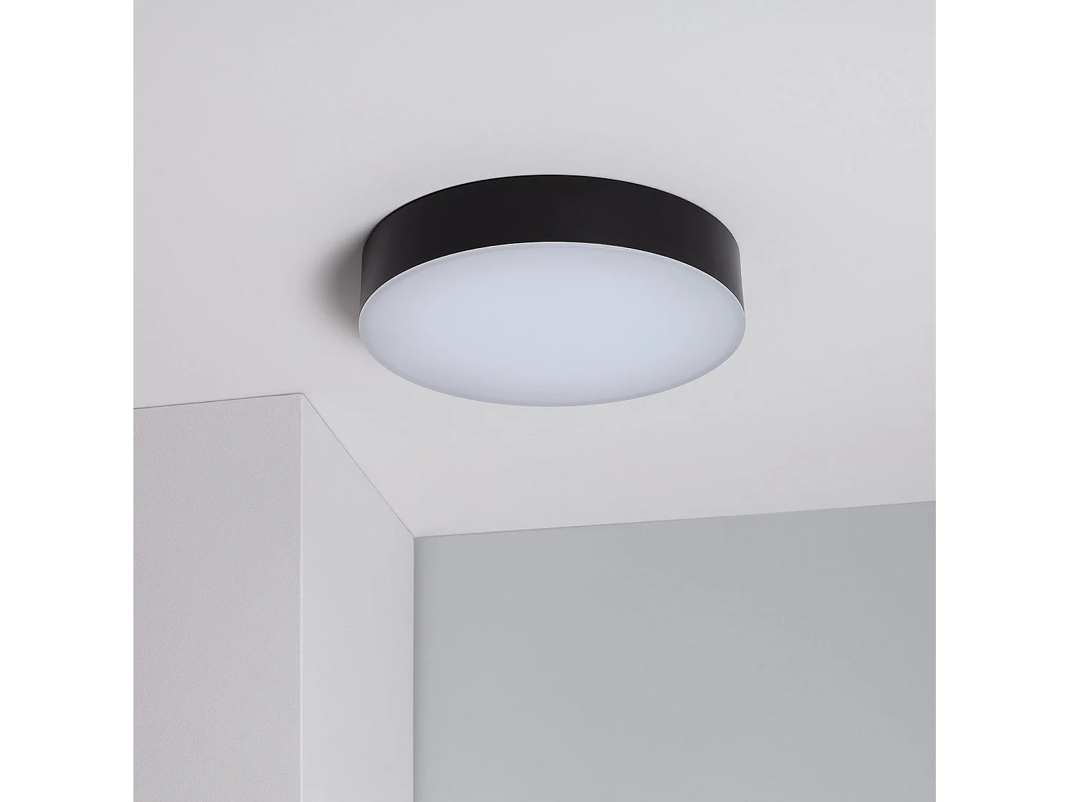 Plafonnier LED Extérieur Rond 21W Juno IP65 Ø320mm 4000K Blanc neutre