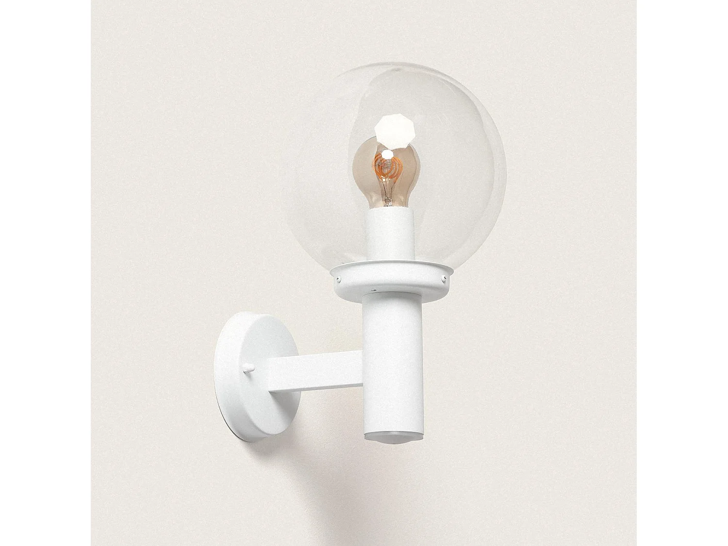 Lámpara de Pared Exterior Acero Jeyko Negro