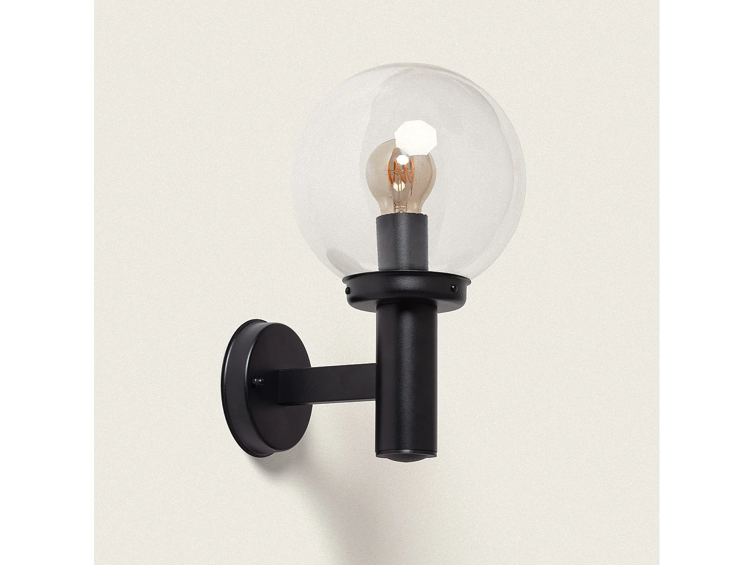 Applique Murale Extérieur Aluminium Jeyko Noir