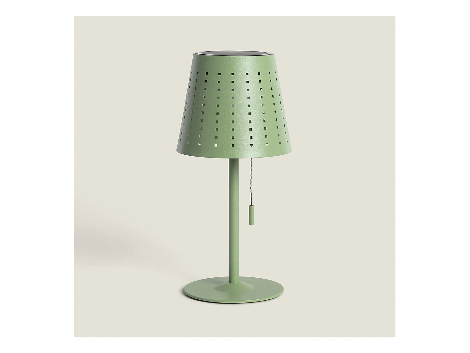 Lampe à Poser LED Extérieure Solaire 3W Portative Banate avec Batterie Rechargeable Jaune Sable