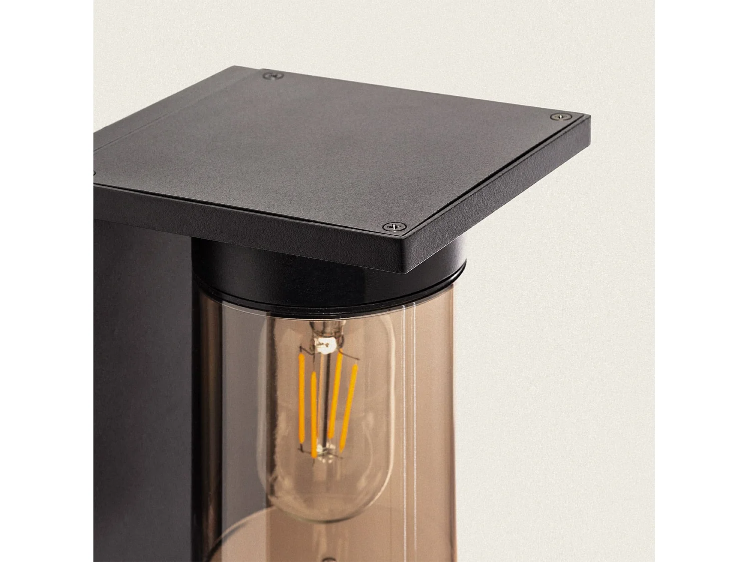 Applique Murale Extérieure Aluminium Melba Noir