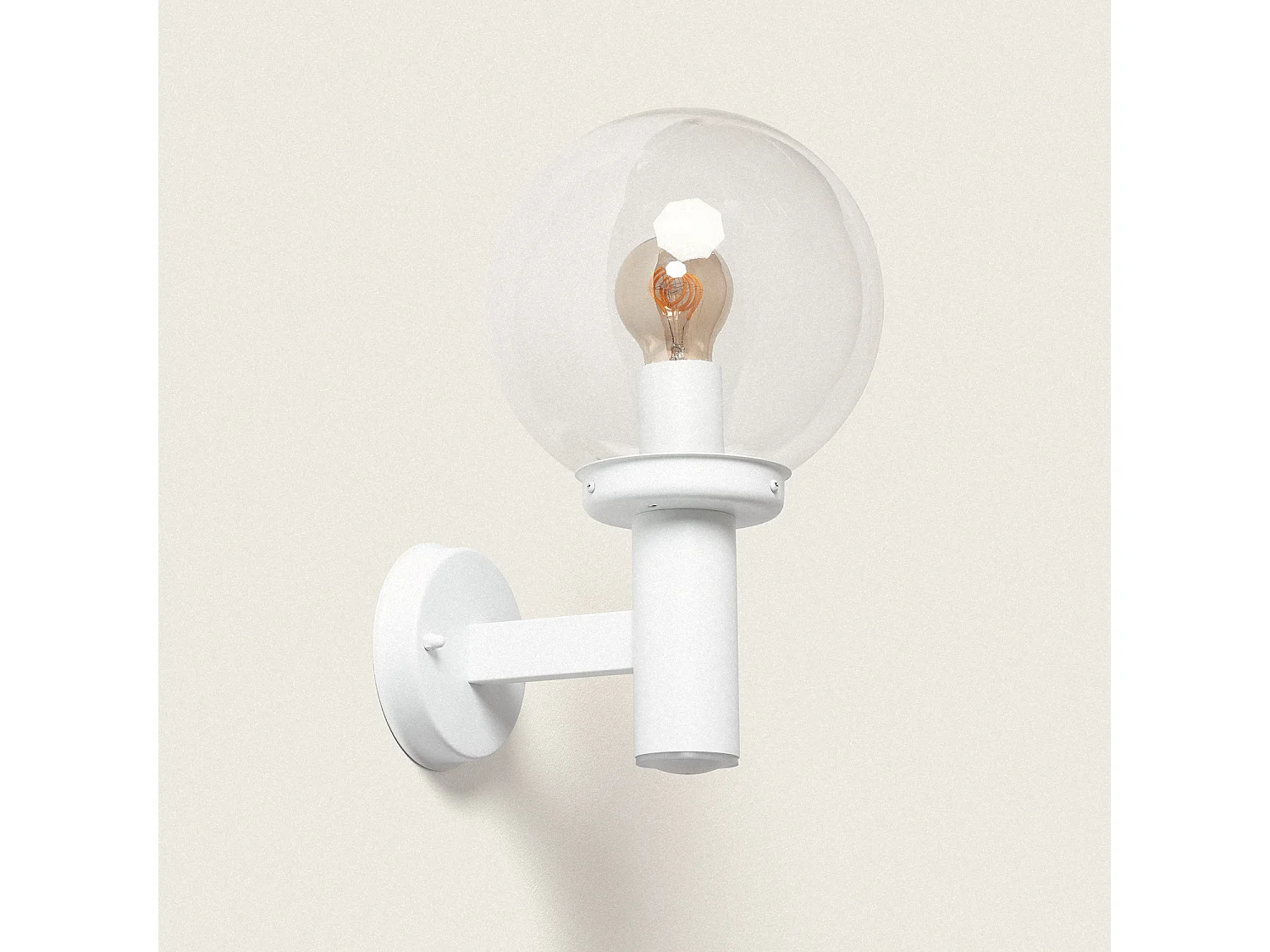 Applique Murale Extérieur Aluminium Jeyko Blanc