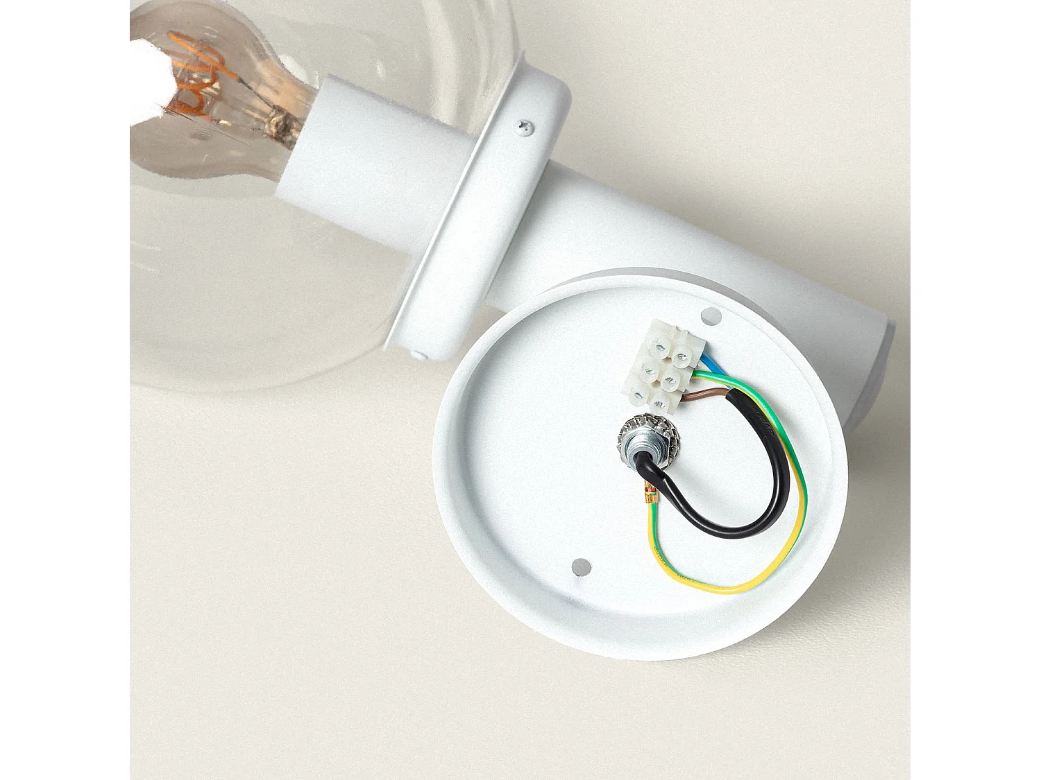 Applique Murale Extérieur Aluminium Jeyko Blanc